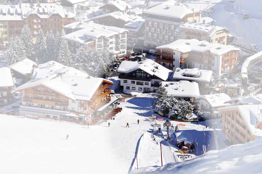 Arya Alpina Lodge direttamente sulle piste da sci